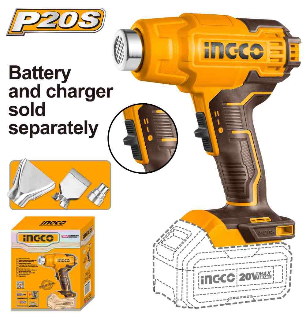 Pistola de Calor 20V (no Incluye